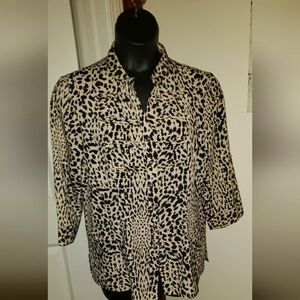 Womens Cheetah Blouse